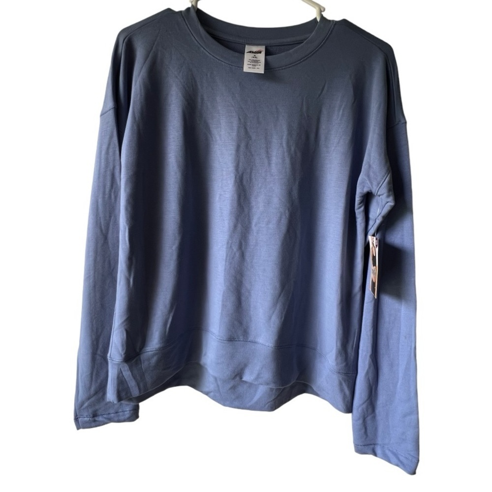 Blue Long Sleeve Sweatshirt sport size s